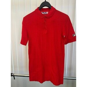 NWT Old Stock Vintage Fila Men’s Red Polo Size US 40
